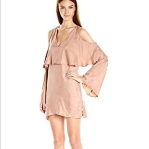 NWT State of Being Belle Cold Shoulder Dress blush